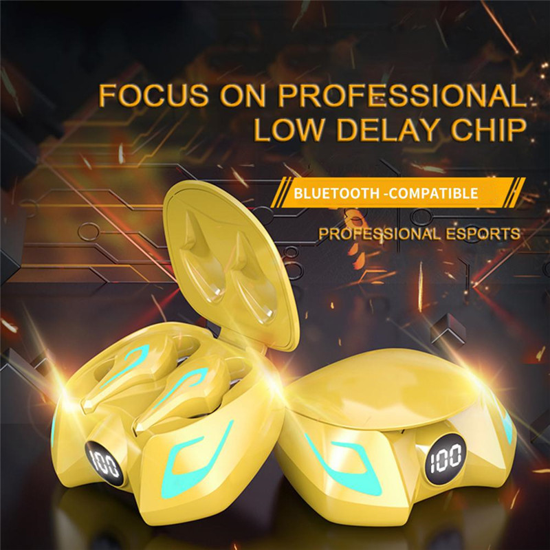 Gaming Earphone Bluetooth Low Latency Earbuds Professional Gamer Bluetooth Headphone With Mic Wireless Stereo Sport Headsets