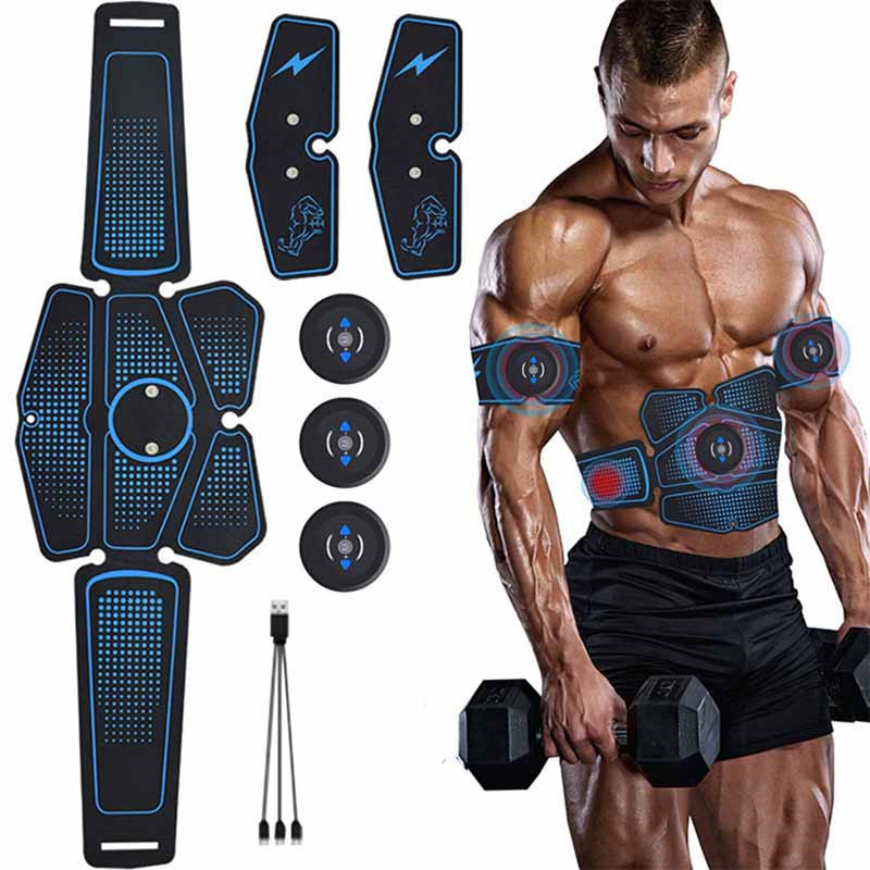 Vibration Muscle Stimulator Massage EMS Abdominal Hip Trainer Electrostimulator Toner Weight Loss Body Slimming Abs Home Fitness
