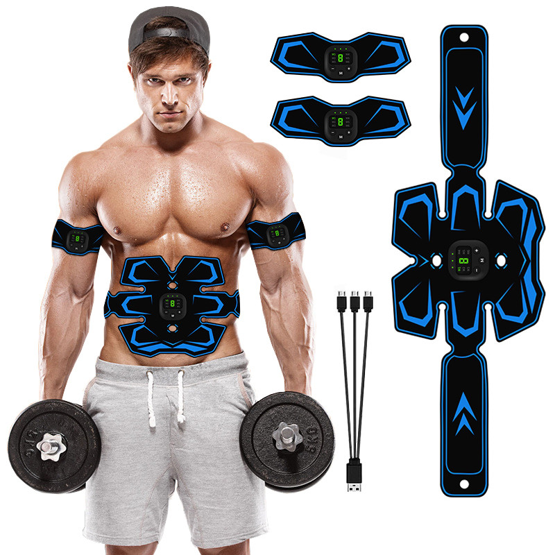 Smart Electric EMS Muscle Trainer Muscle Stimulator Abdominal Trainer EMS Fitness Abdominal Massager For Arm Back Foot Training