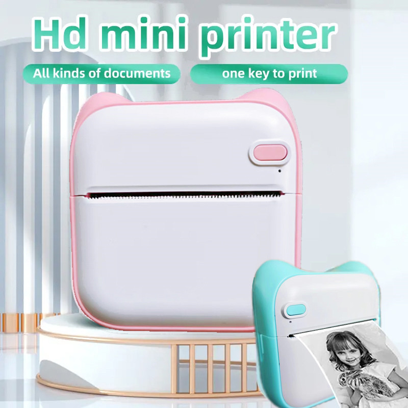 Mini Pocket Photo Printer Portable Thermal Printing Machine Wireless Bluetooth Printer for Picture Lable DIY Handcraft List