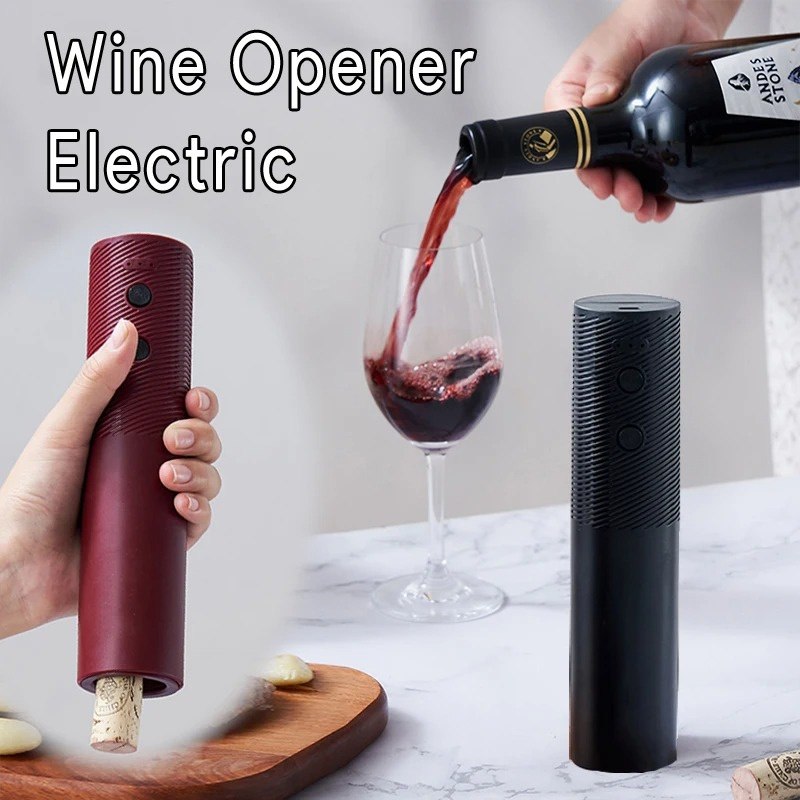 Electric Wine Bottle Opener Charged Automatic Reusable Easy Carry Red Wine Opener Gift for Waiter Women Home Kitchen Party Bar
