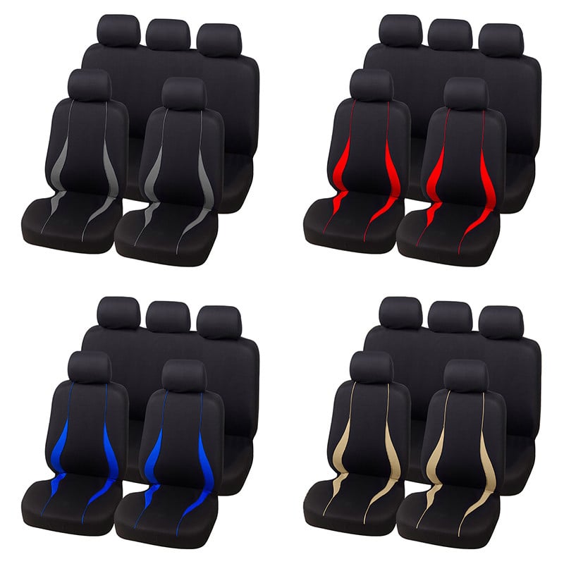Universal Full Set Car Seat Covers Interior Accessories Compatible Seat Cover For Toyota Volkswagen Car Seat Protector Cushion
