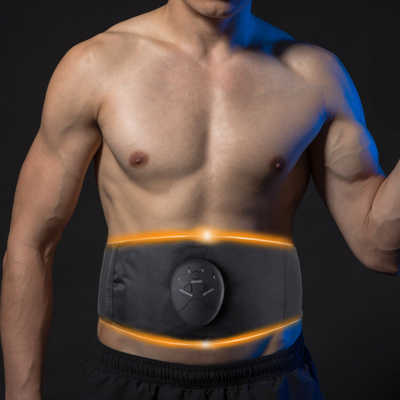 Vibration Muscle Abdominal Trainer Body Slimming Belt EMS Massager Abdominal Stimulator Waist Support Fat Burning Weight Loss