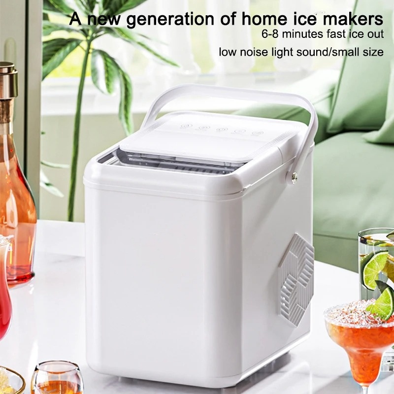 Portable Ice Cube Maker Countertop Ice Maker Machine 110v-220v Electric Commercial Home Restaurant Bar Ice Maker Machine