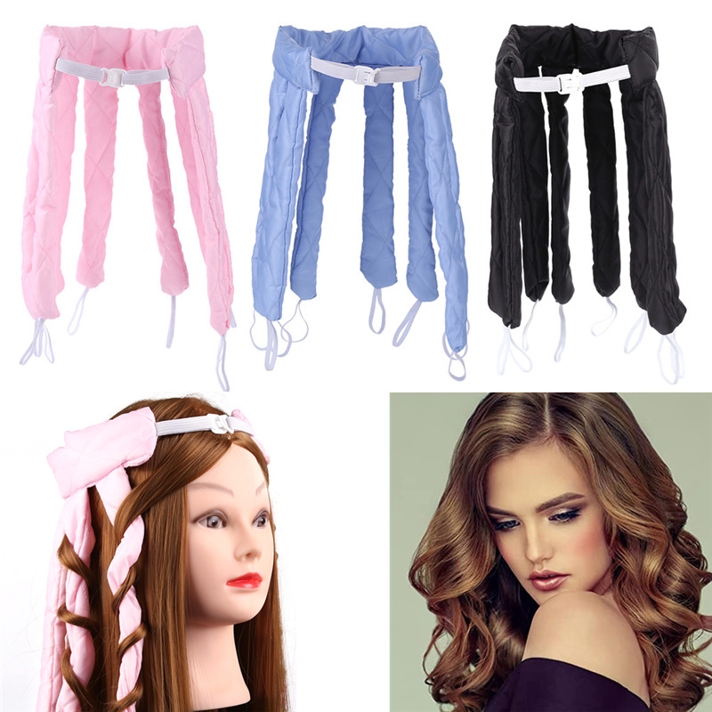 Octopus Heatless Curling Rod Headband Curls Silk Ribbon Sleeping Wave Formers No Heat Curls Ribbon Lazy Hair Curler Hair Rollers