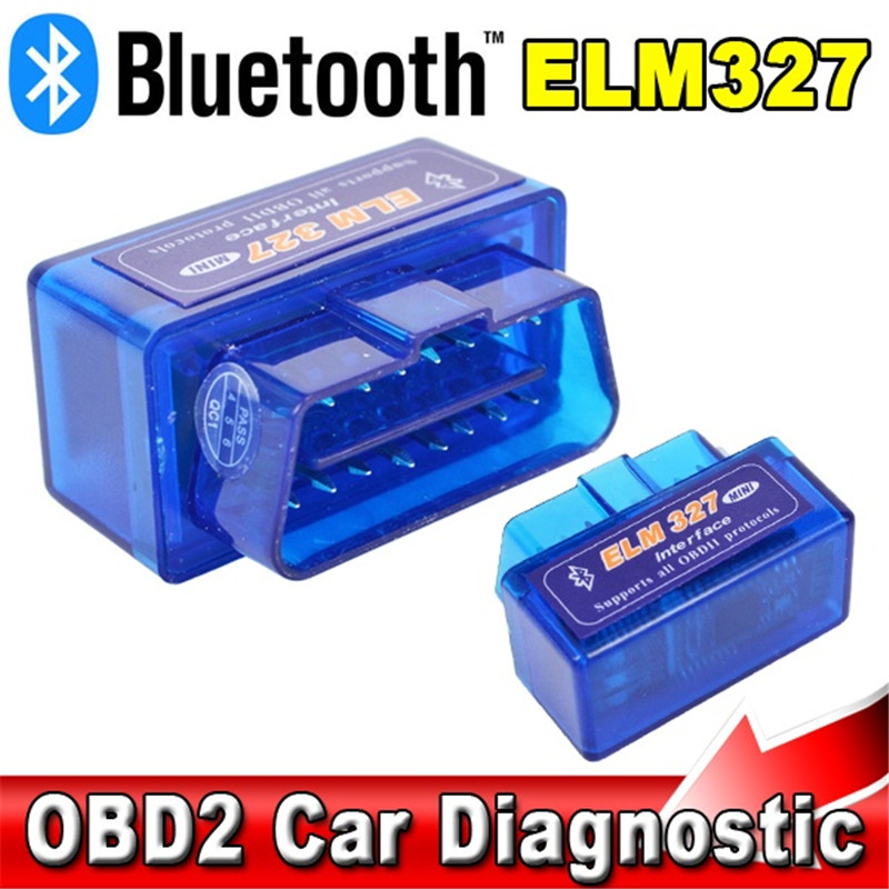 Super Mini Elm327 Bluetooth OBD2 V1.5 Elm 327 V 1.5 OBD 2 Car Diagnostic-Tool Scanner Elm-327 OBDII Adapter Auto Diagnostic Tool