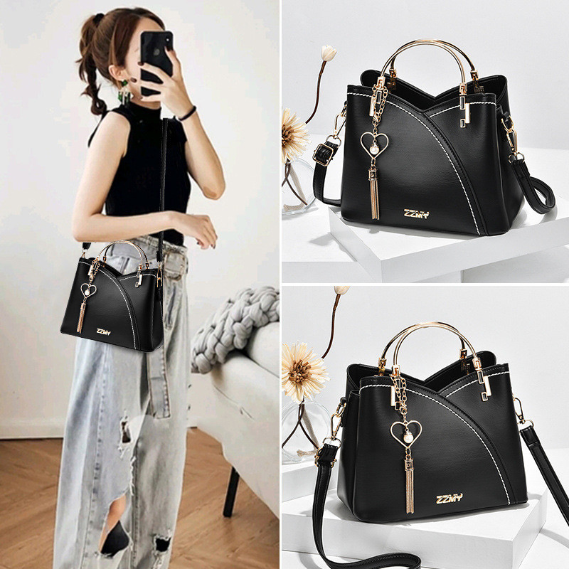 Women Handbag Fashion Patchwork Shoulder Crossbody Bag Office Work PU Leather Bag Female Casual Bags Ladies Messenger Bag Tote