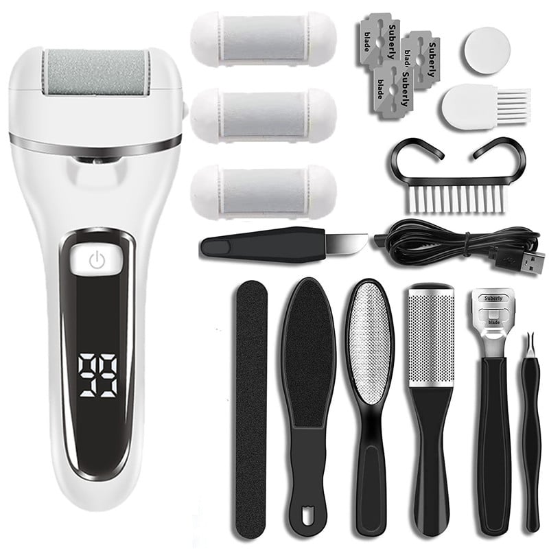 Rechargeable Electric Foot File Callus Remover Machine Pedicure Device Foot Care Tools Feet For Heels Remove Dead Skin Grinder