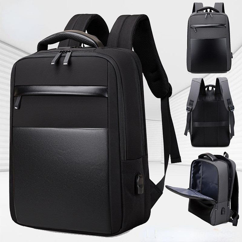 Large Capacity Men Business Backpack 15.6 inch Laptop Backpacks Oxford Rucksack School Bags Teen College Boy Student Backpack