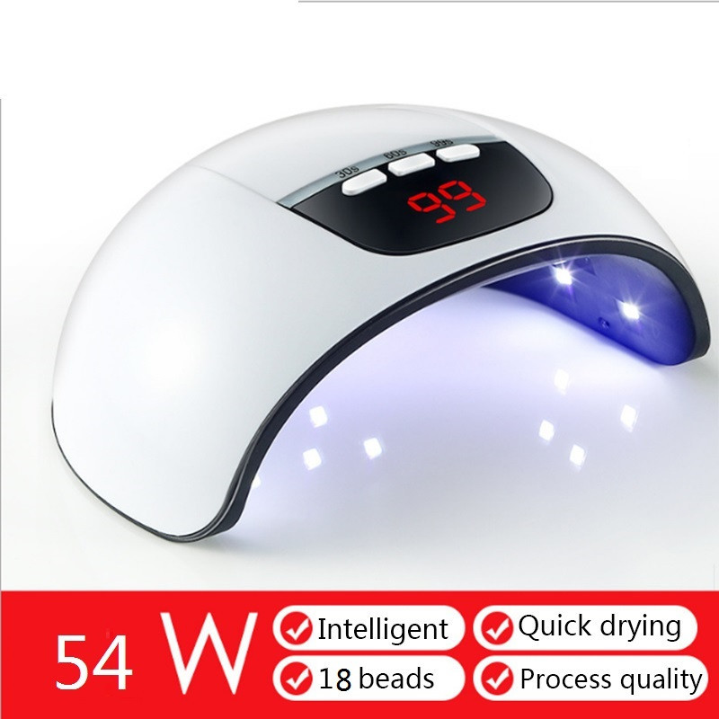 Professional Nail Dryer 54W UV LED Lamp Nail Lamp For Curing All Gels Builder Polish Varnish Manicure Salon Nail Art Tools