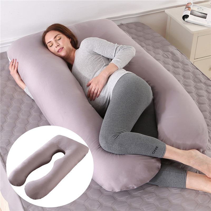 U-Shaped Maternity Pillow Sleep Support Pillow For Pregnant Body Cotton Rabbit U Shape Maternity Pillow Pregnancy Side Sleepers