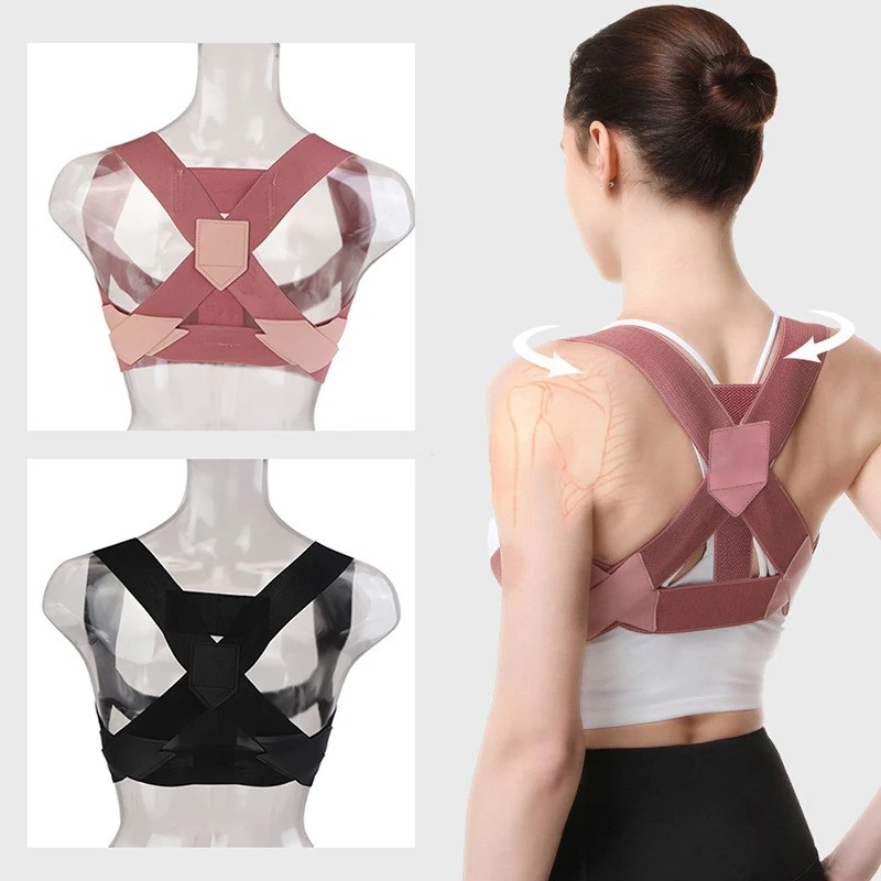 Chest Posture Corrector Invisible Body Shaper Men Women Adjustable Elastic Back Support Belt Shoulder Brace Body Shaper Corset