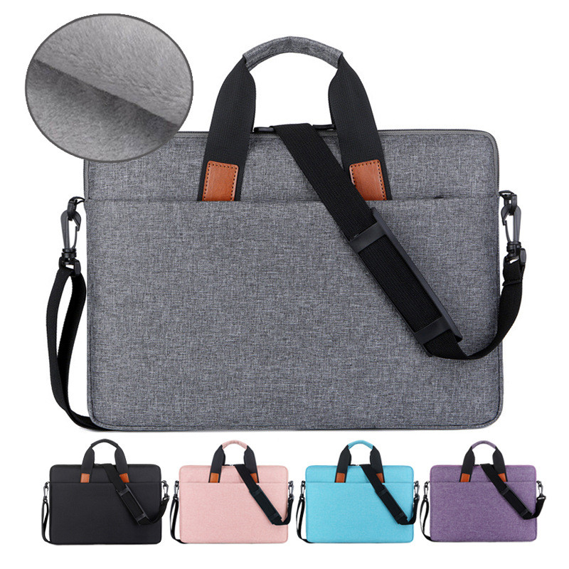 Waterproof Laptop Bag Sleeve Case Shoulder Handbag Notebook Pouch Briefcase For 14 15.6 Inch Macbook Air Pro HP Huawei Asus Dell