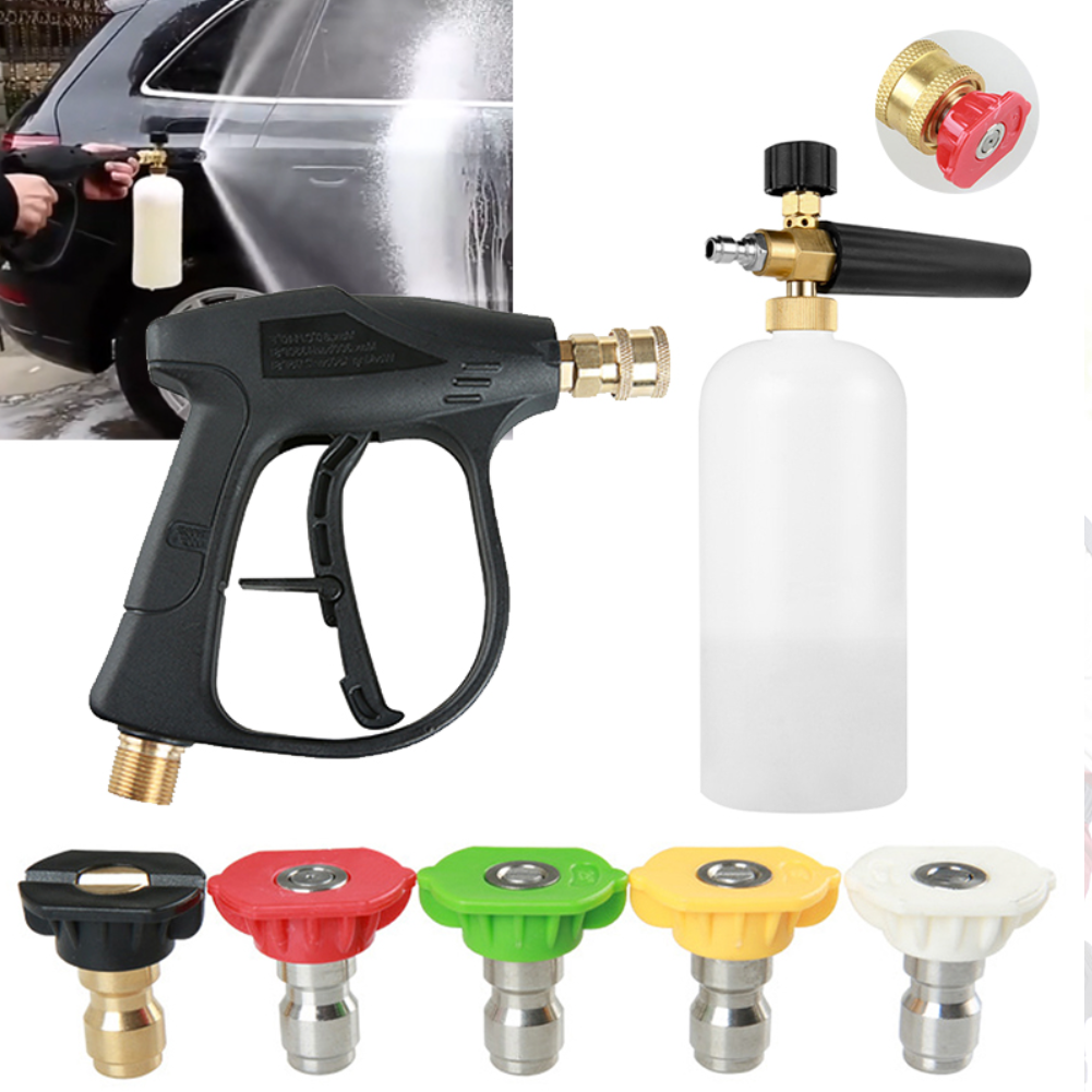 High Pressure Soap Foam Lance Car Wash Pressure Washers Soap Foam Washing Deep Cleaning Sprayer Cleaning Tool Car Accessories