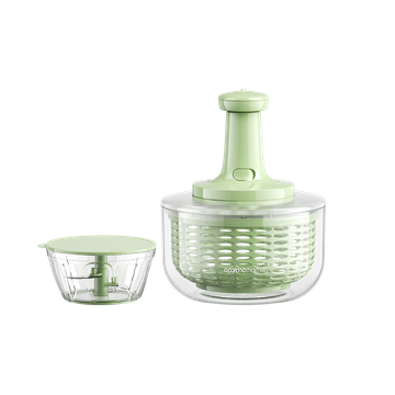 Oraimo GrateSpin 2 in 1 Stainless Salad Spinner & Chopper
