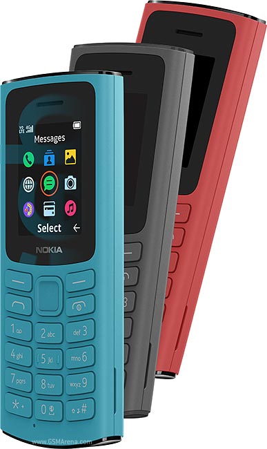 Original phone Nokia 105 4G Dual Sim VoLTE 1.8 inch FM radio Flashlight MP3 player cell phone feature Unlocked
