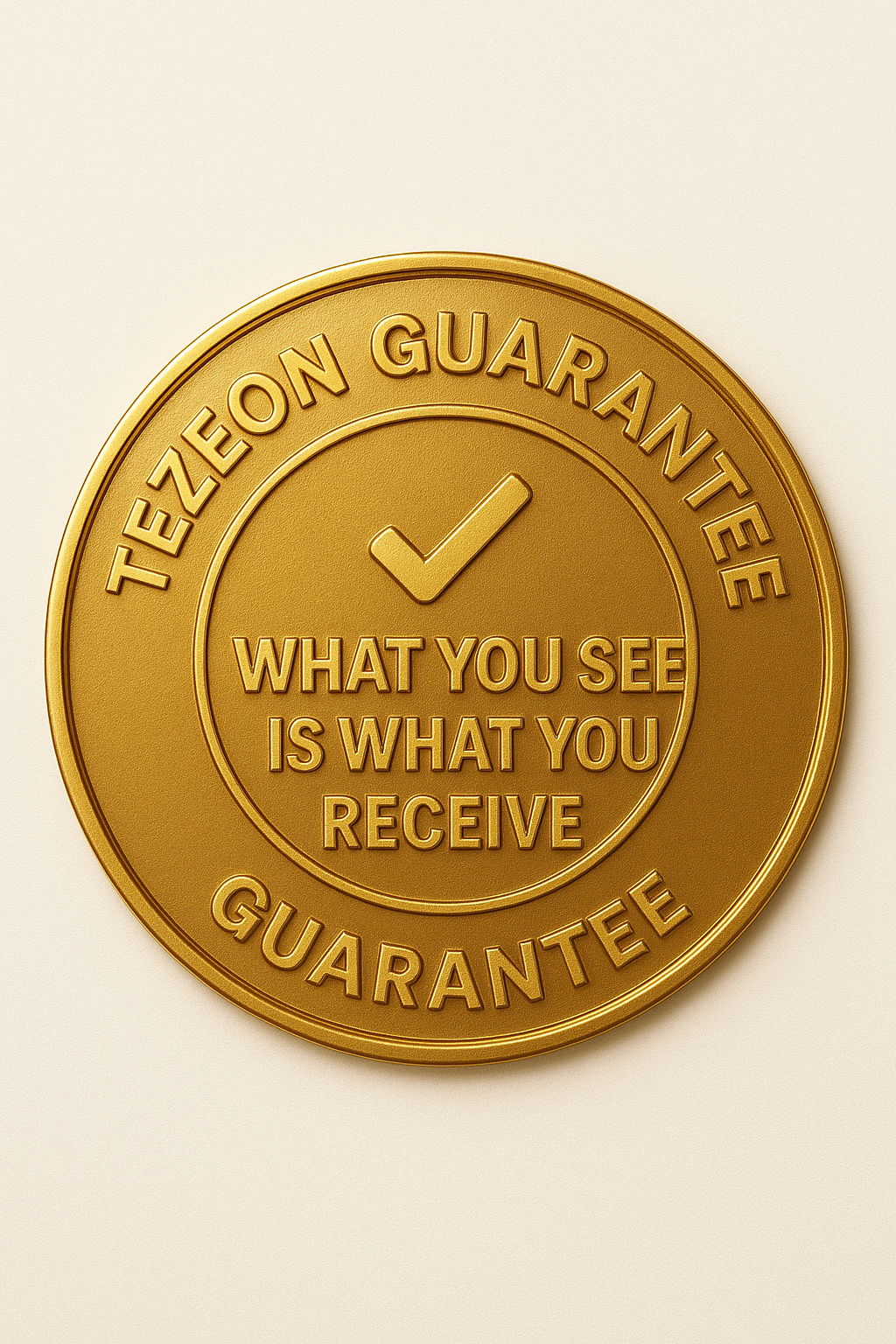 Tezeon Guarantee - What you see is what you receive